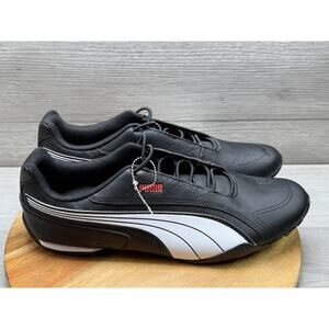 PUMA Redon Bungee Lace Up Mens Black Sneakers Casual Shoes 38816702 Size 13